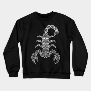 abstract black scorpio Crewneck Sweatshirt